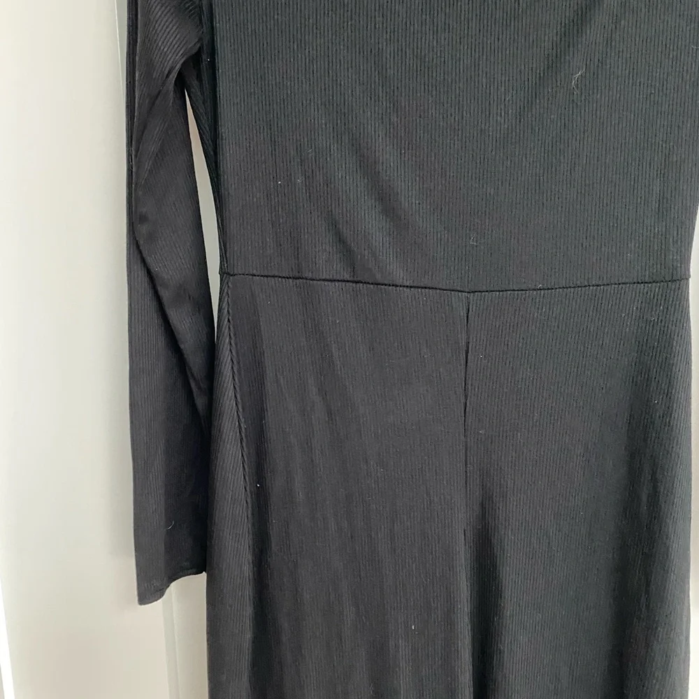 Missguided square neck ribbed culotte jumpsuit, black, Size 10, BNWT 💕 - Picture 6 of 9